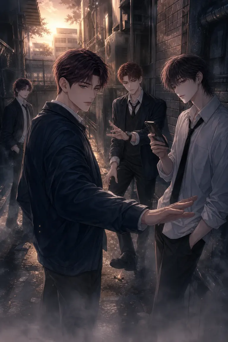 일진 선배 4명 꼬시기